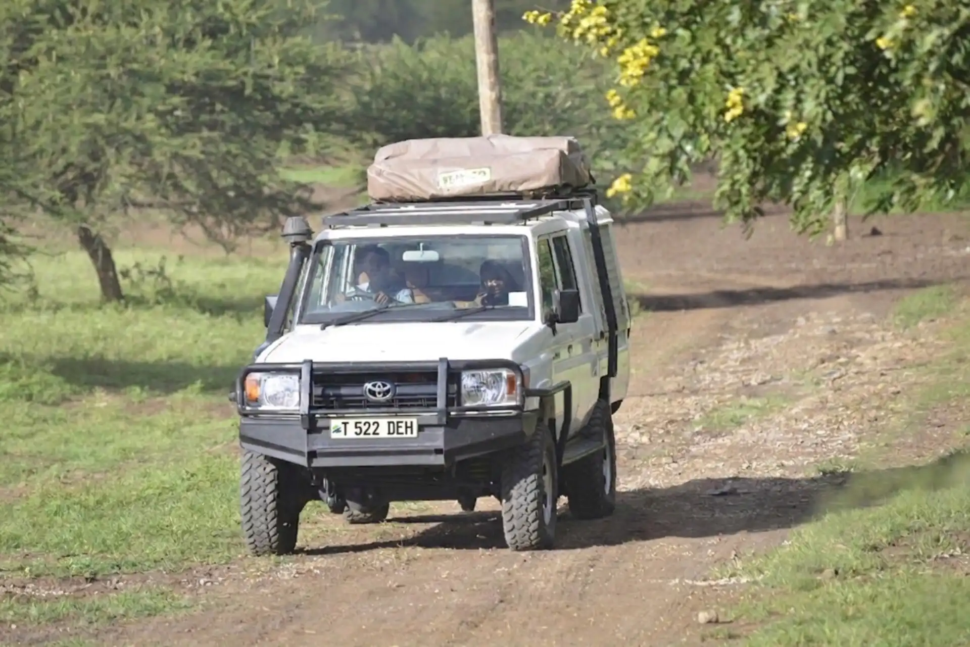 4x4 Land Cruiser car hire Tanzania for camping safari and wildlife exploration